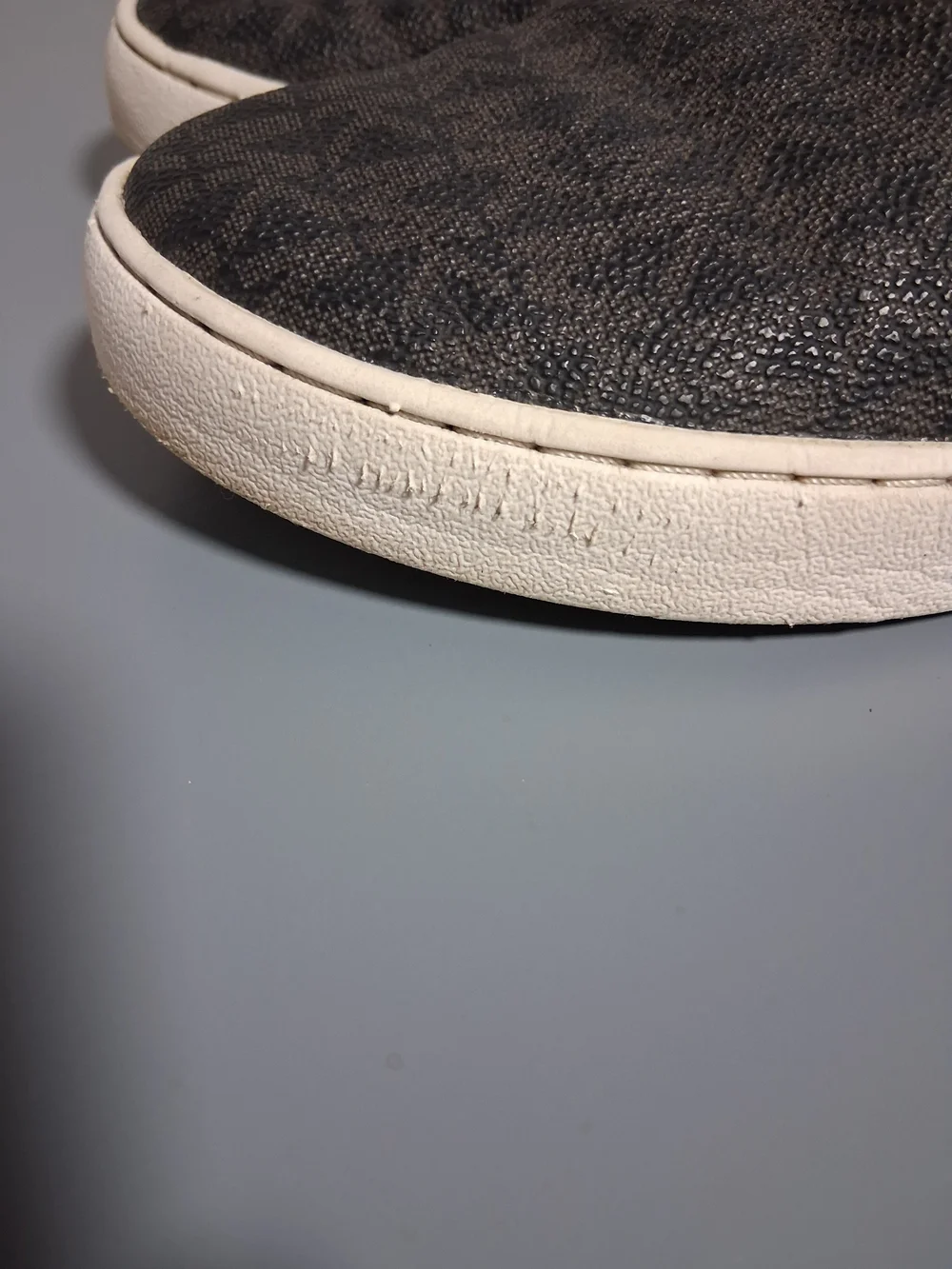 Michael Kors Women's Black Logo Slip-On Sneakers